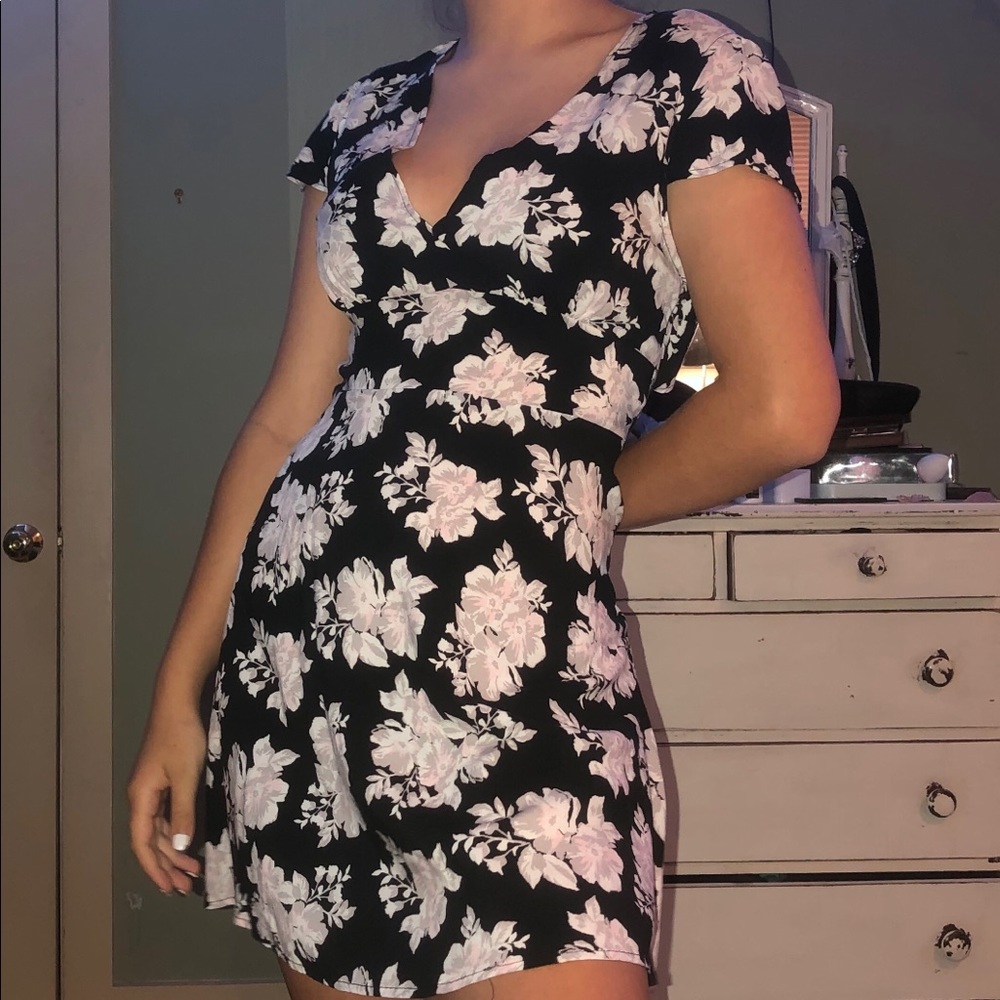Bethany Mota Floral Mini Sundress